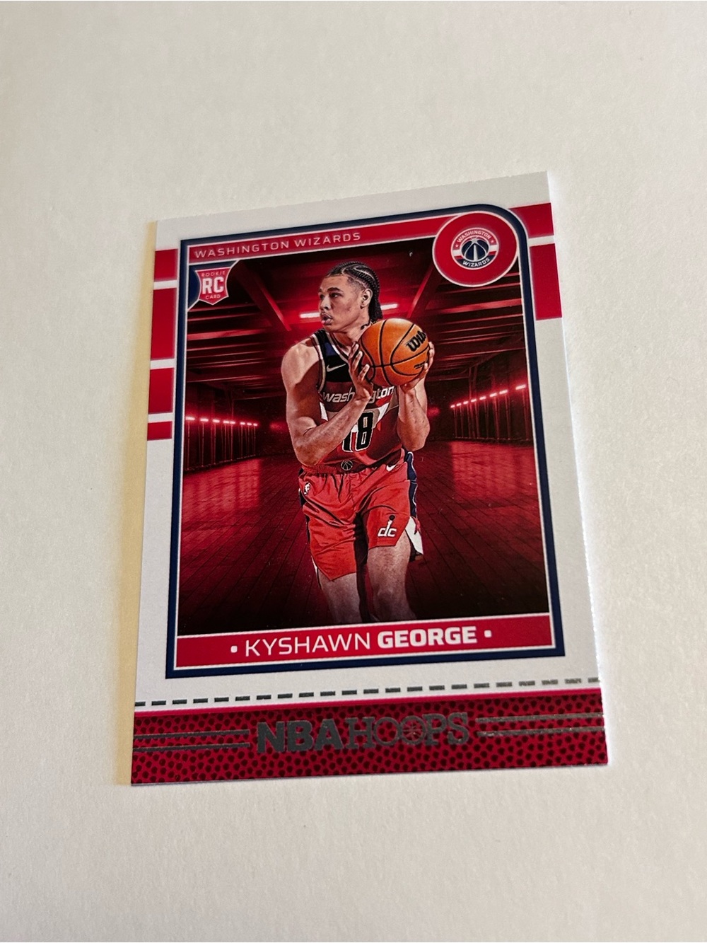 Kyshawwn George Washington Wizards Red Trading Card
